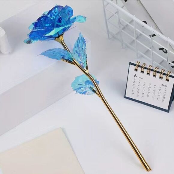 1pc Immortal Golden Roses, A Perfect Gift For Your Love - Picture 1 of 10